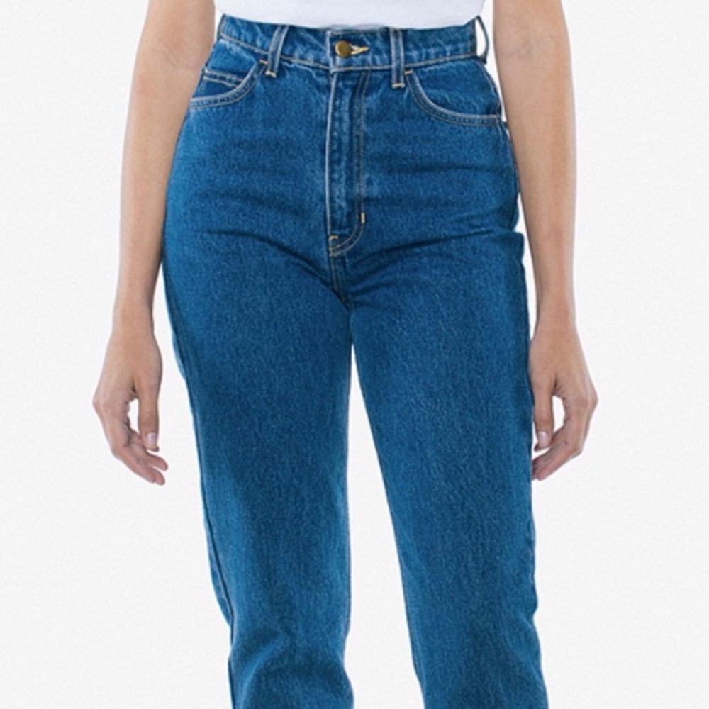 American Apparel High Waisted Mom Jeans Size 24